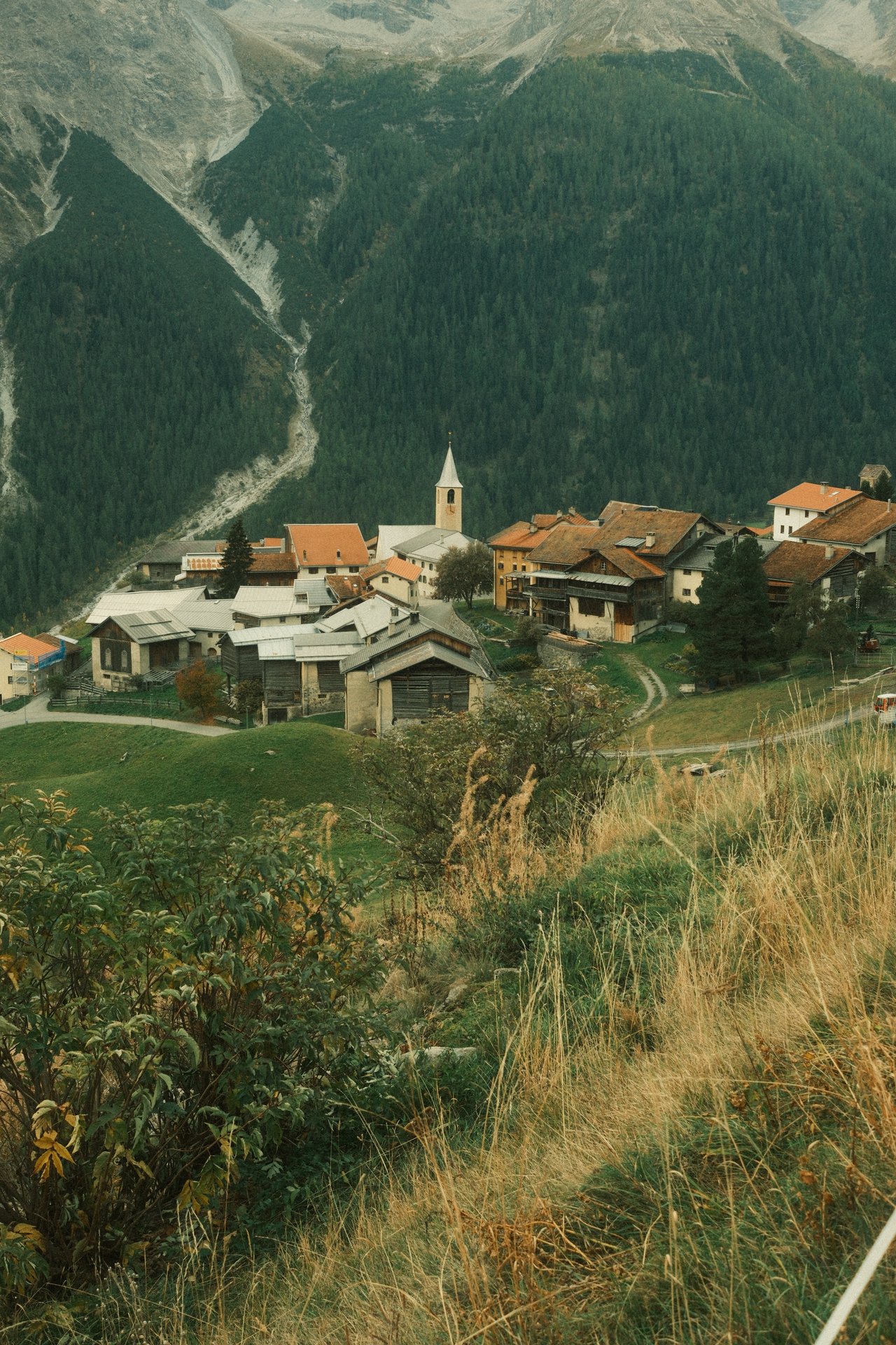 🎥 The village where the original 1952 Heidi movie was shot.